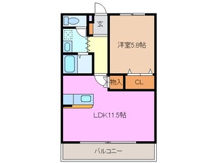 在良駅 徒歩20分 2階の物件間取画像